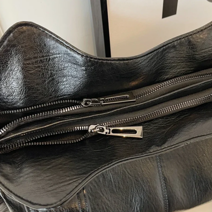 The Turin Leather Crossbody Tote Bag