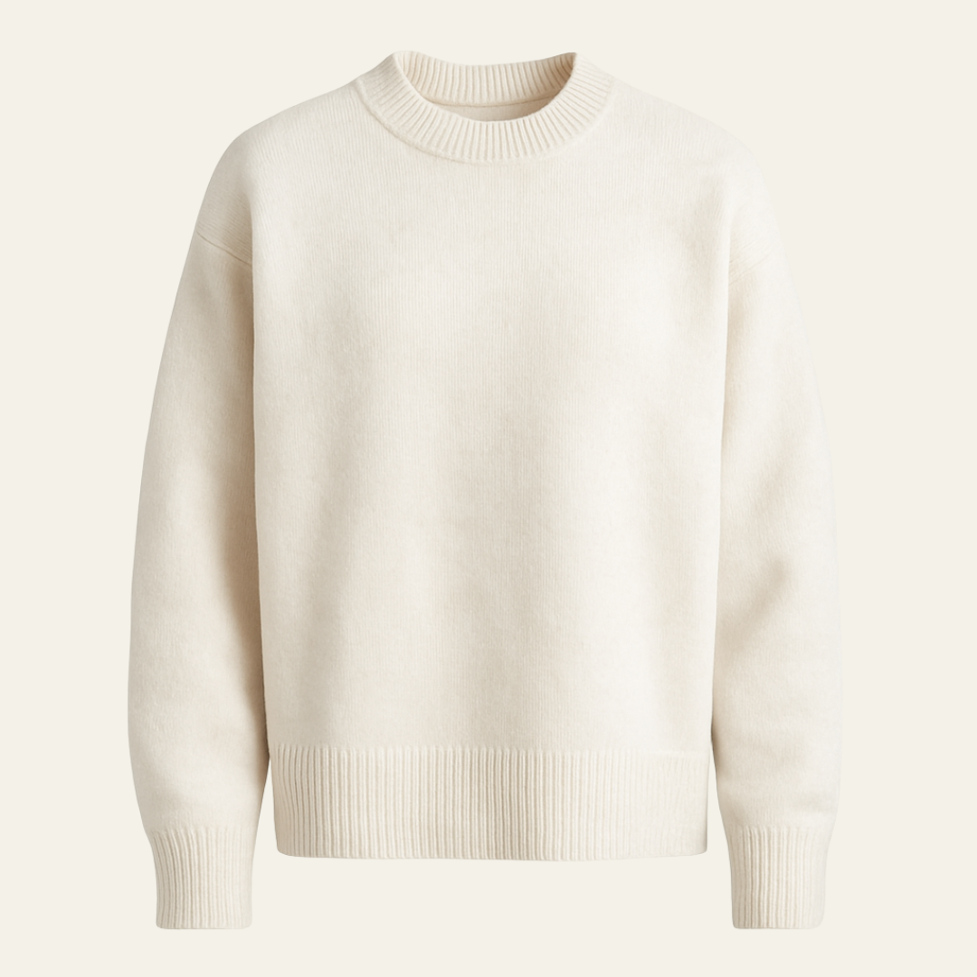 The Edlyn Ribbed Trim Sweater