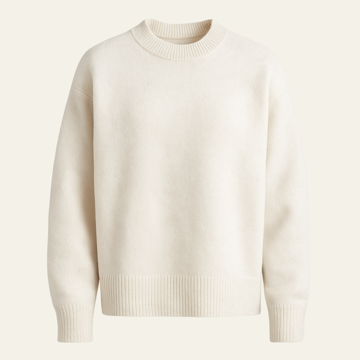 The Edlyn Ribbed Trim Sweater