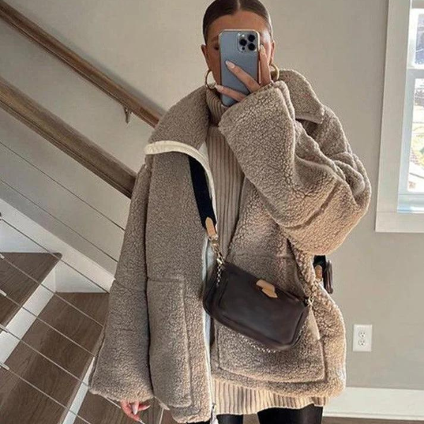 The Nice Shearling Teddy Jacket