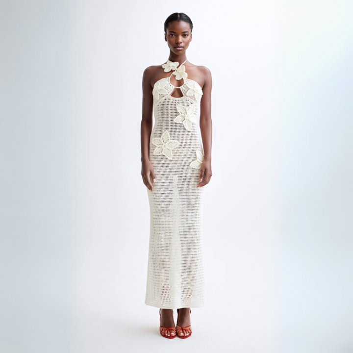 The Capri Crochet Maxi Dress