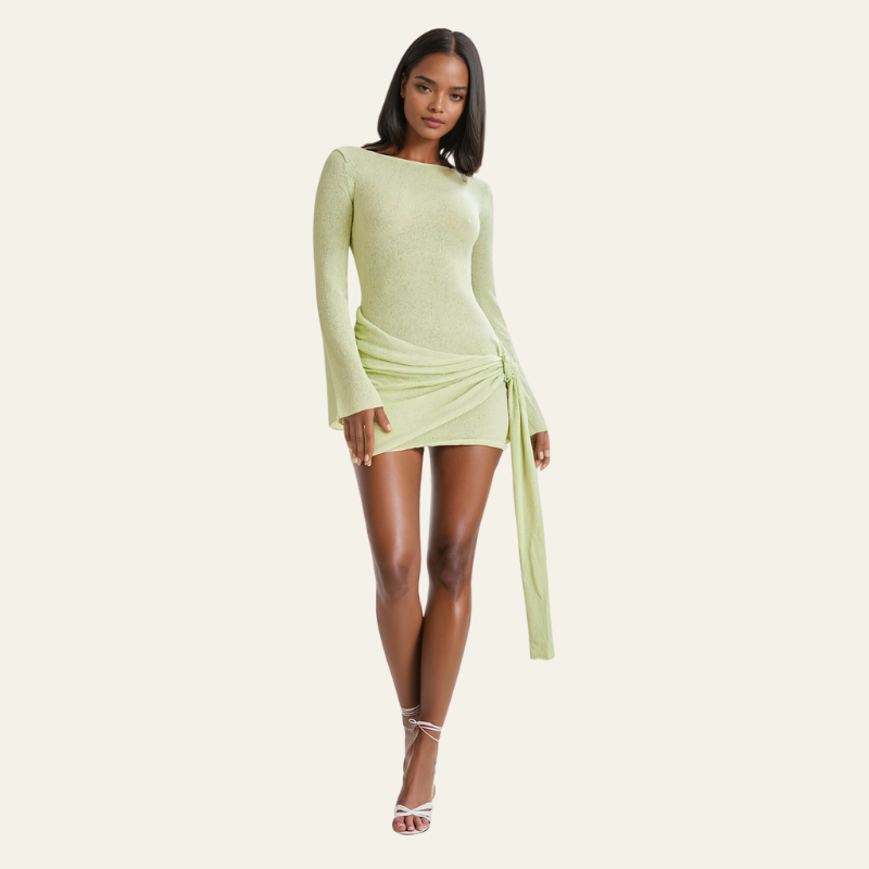 The Nice Draped Mini Dress