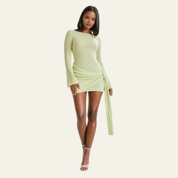 The Nice Draped Mini Dress