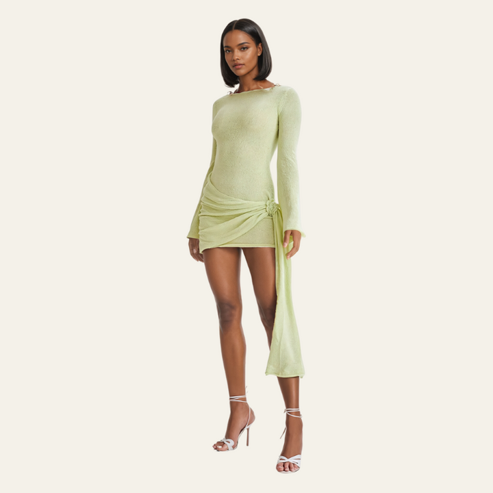 The Nice Draped Mini Dress