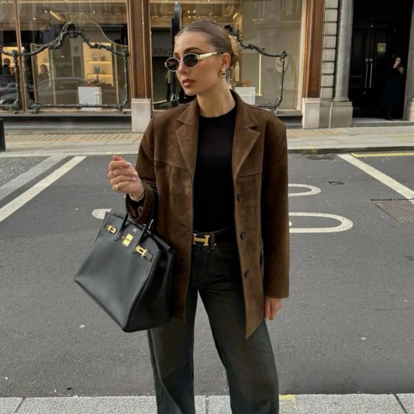 The Palermo Vegan Suede Blazer