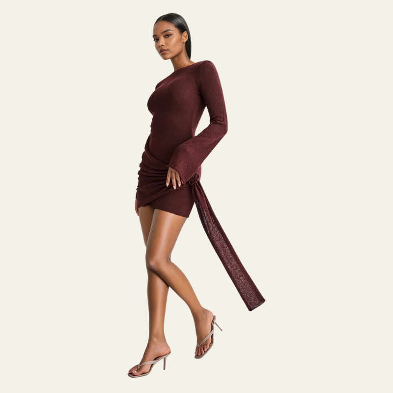 The Nice Draped Mini Dress