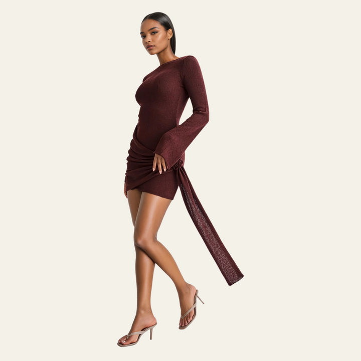 The Nice Draped Mini Dress