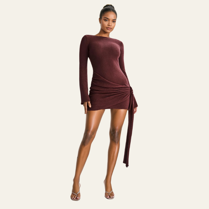 The Nice Draped Mini Dress