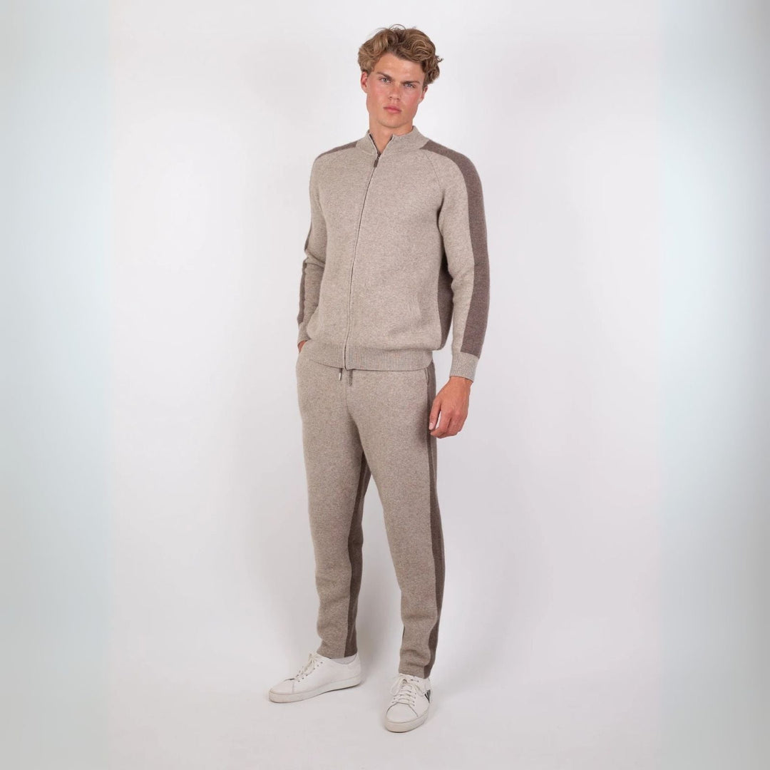 The Portofino Cashmere Multi-Color Jogger Set