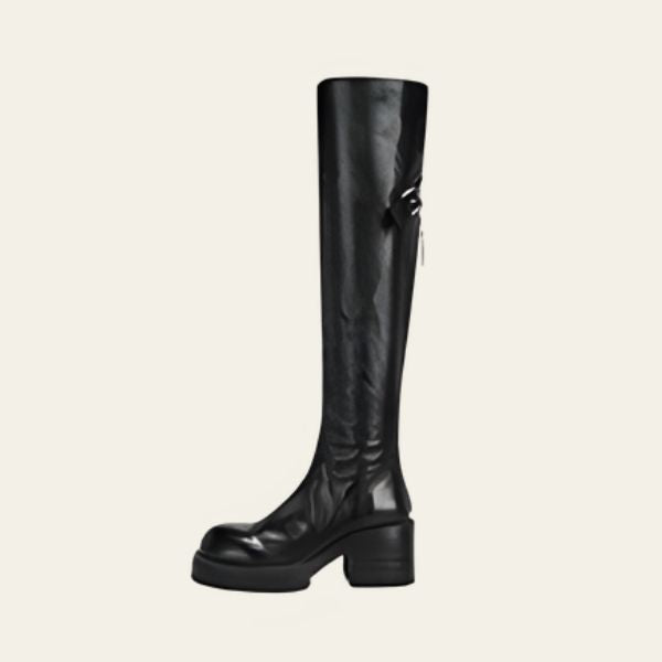 The Bellano Leather High Boot