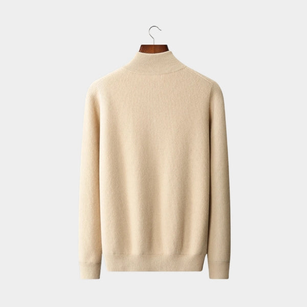 The Lucerne Merino Wool Zip Cardigan