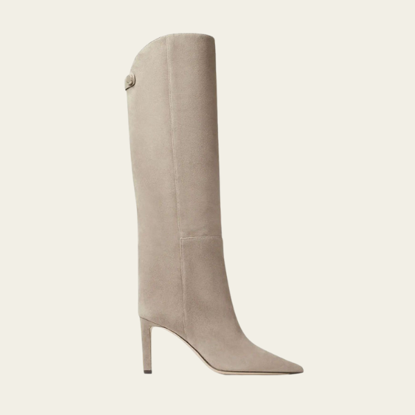 The Celine suede High Heel Boot