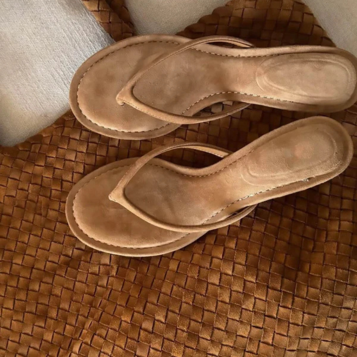 The Marseille Suede Kitten Sandal