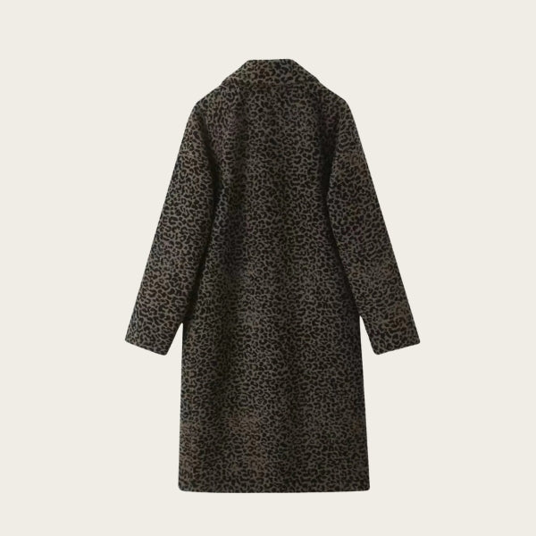 The Casablanca Leopard Wool Coat