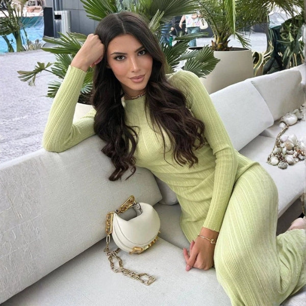 The Timeless Essence Knit Midi Dress