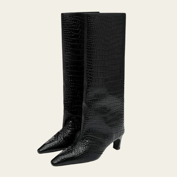 The Marseille Croc High Boot