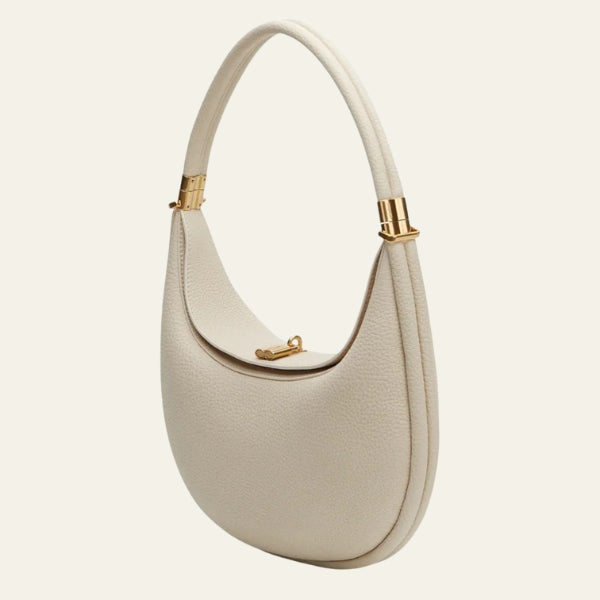 The Luna Crescent Leather Handbag