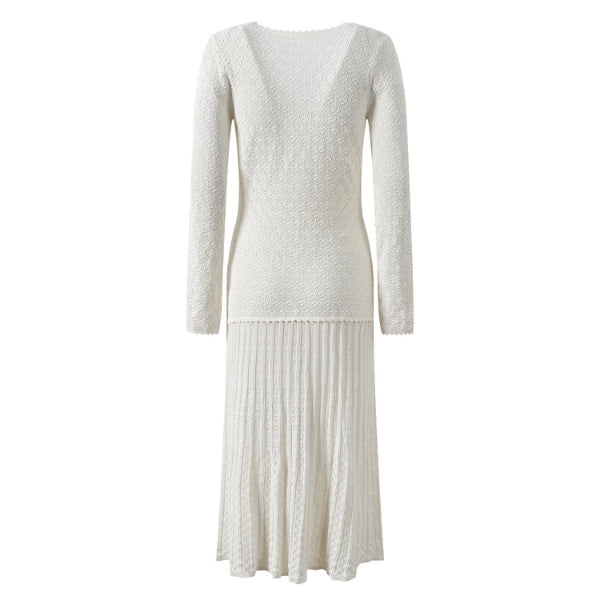 The Amalfi Knit Button Dress