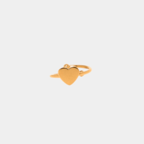 The Palermo Gold Heart Ring
