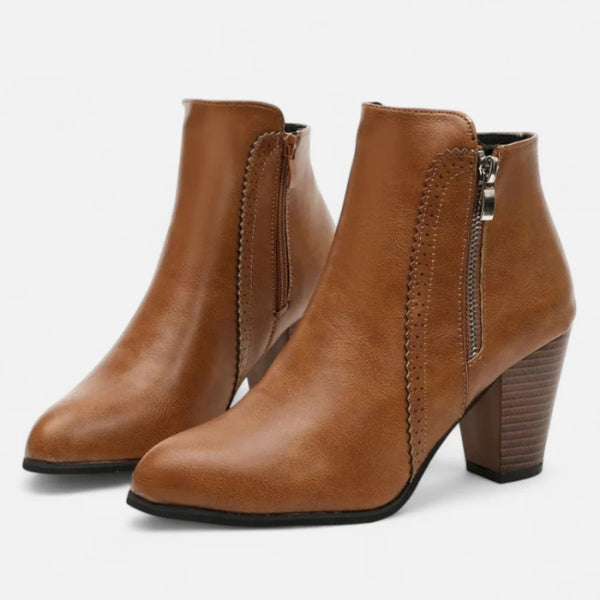 The Valencia Block Heel Boot