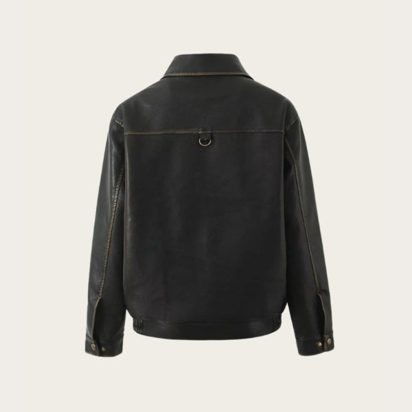 The Soho Espresso Leather Jacket