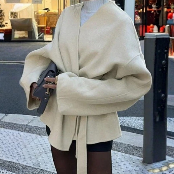 The Verona Belted Wrap Jacket