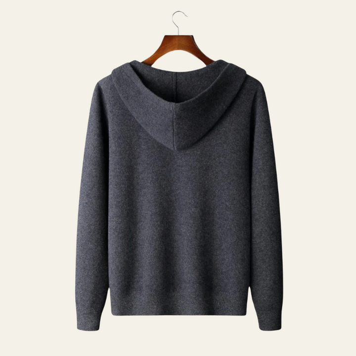 The Verona Cashmere Zip Hoodie