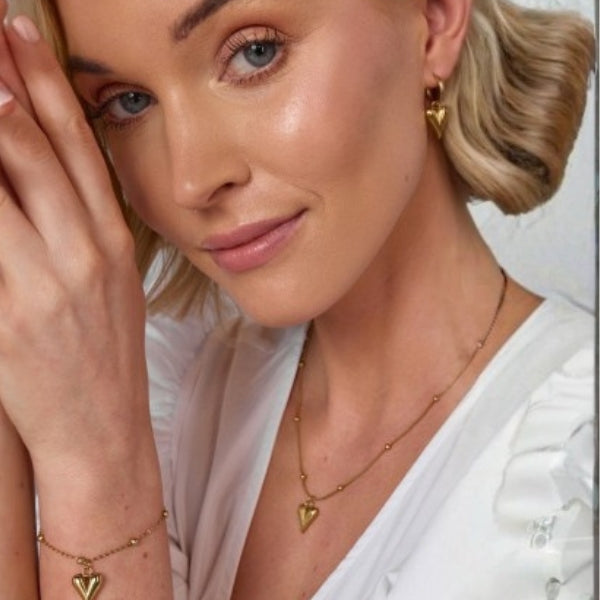 The Capri Gold Heart Bracelet