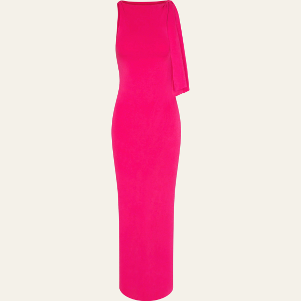 The Cannes Silk Evening Maxi Dress