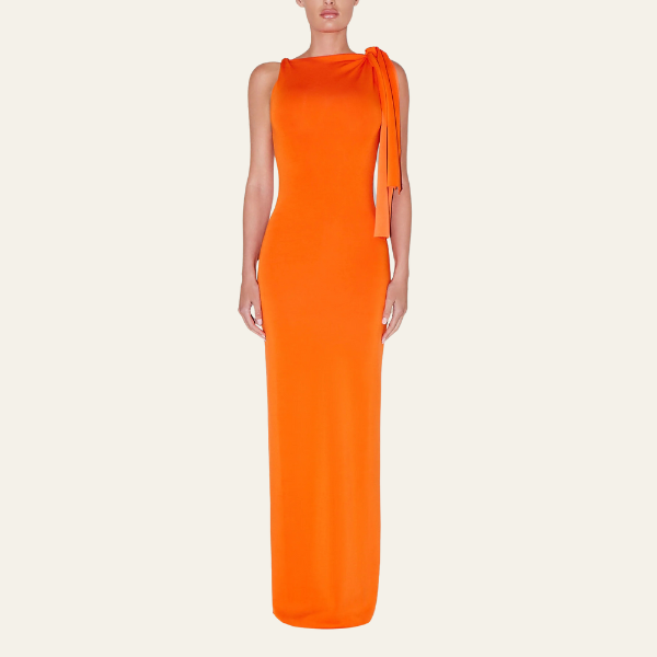 The Cannes Silk Evening Maxi Dress