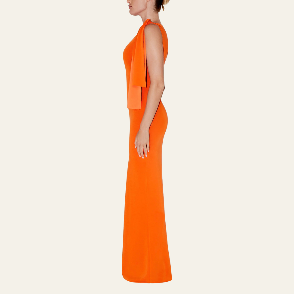 The Cannes Silk Evening Maxi Dress