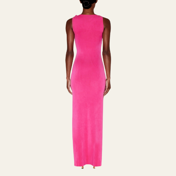 The Cannes Silk Evening Maxi Dress