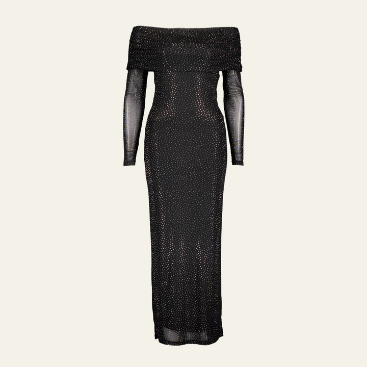 The St. Moritz Off-Shoulder Midi Dress