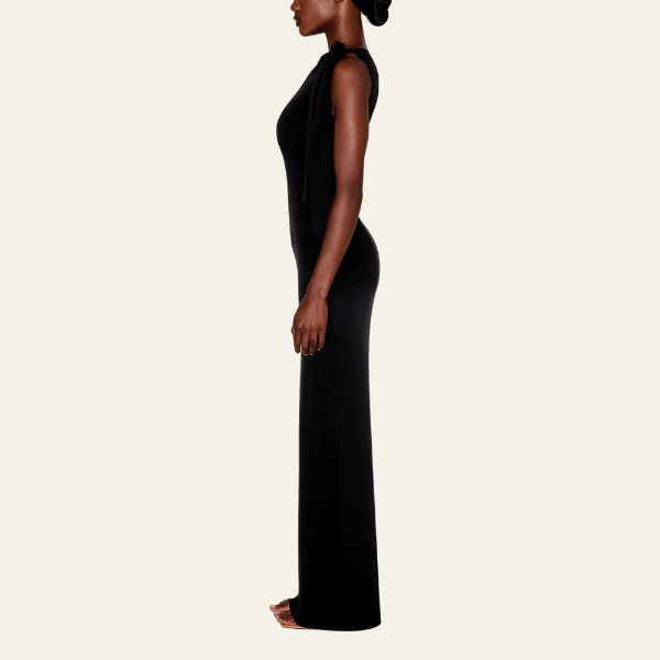 The Cannes Silk Evening Maxi Dress