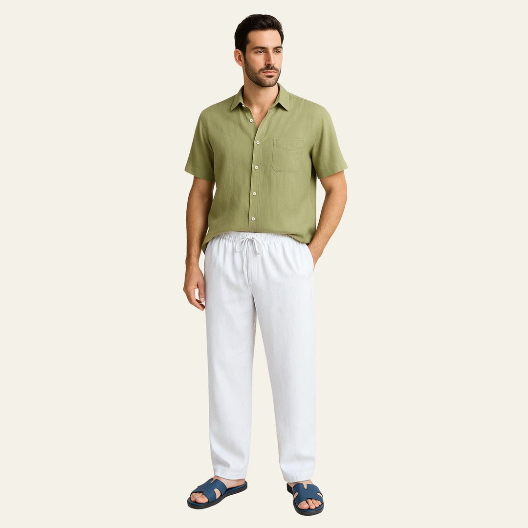The Provençal Linen Set White
