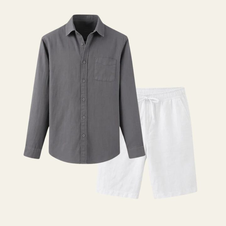 The Solstice Linen Set White
