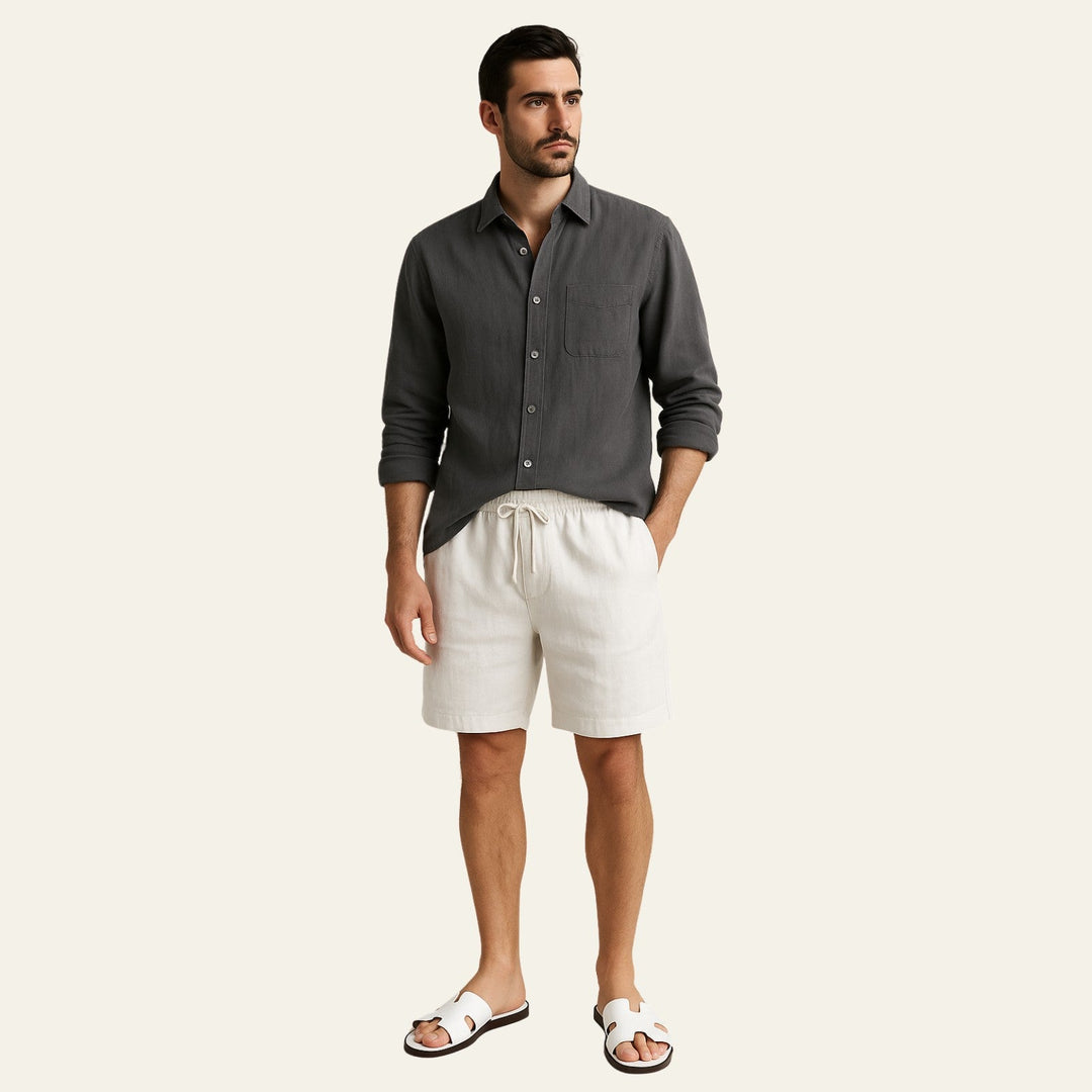 The Solstice Linen Set White