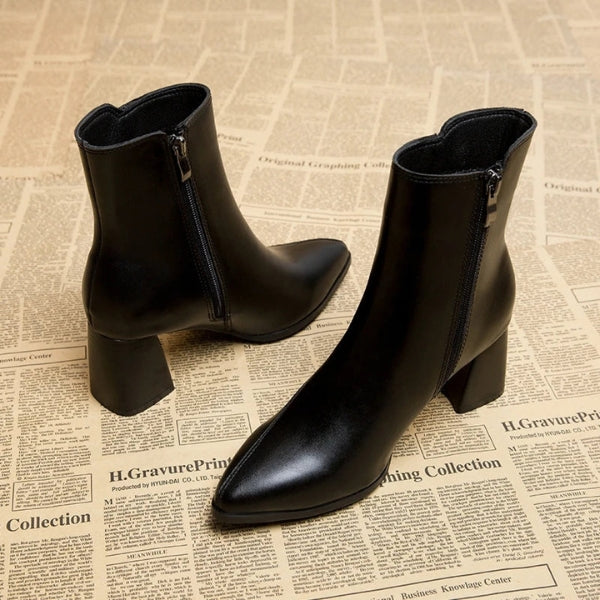 The Milan Leather Ankle Boot