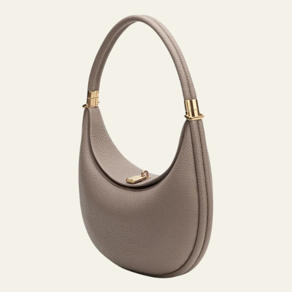 The Luna Crescent Leather Handbag