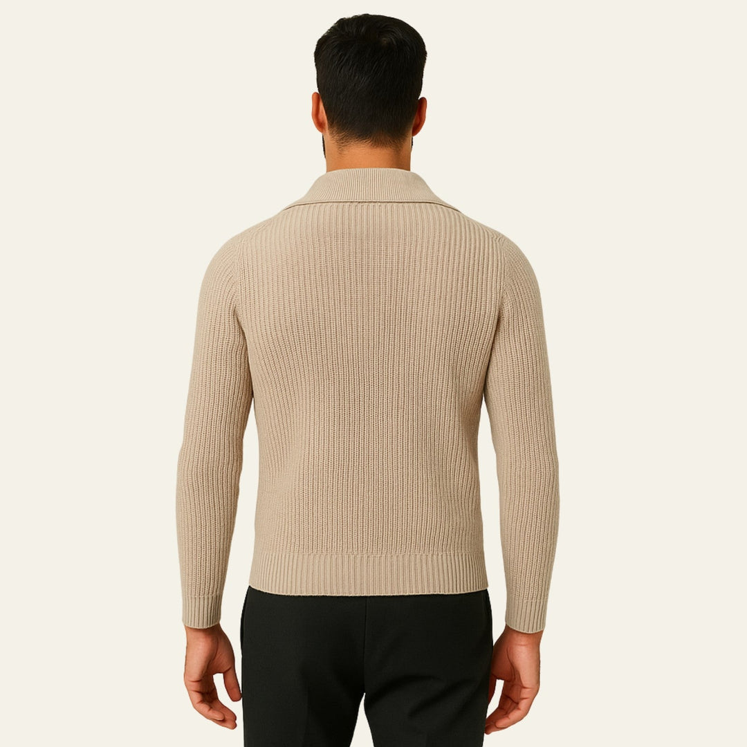 The Vienna Cashmere Zip Vest