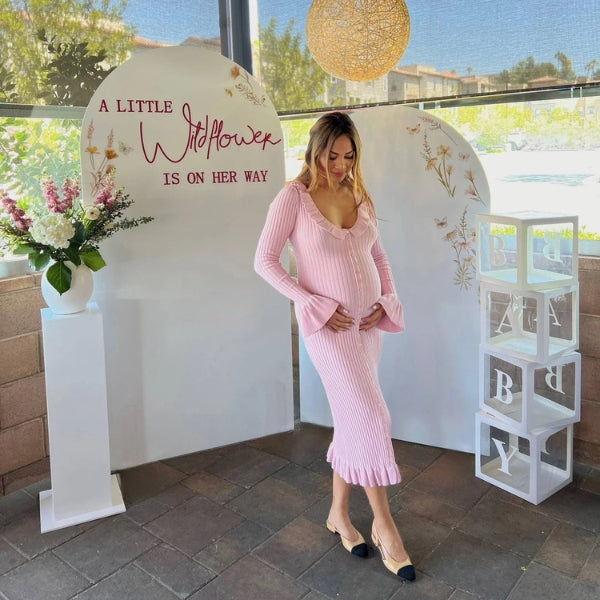 The Marseille Ribbed Knit Midi Dress