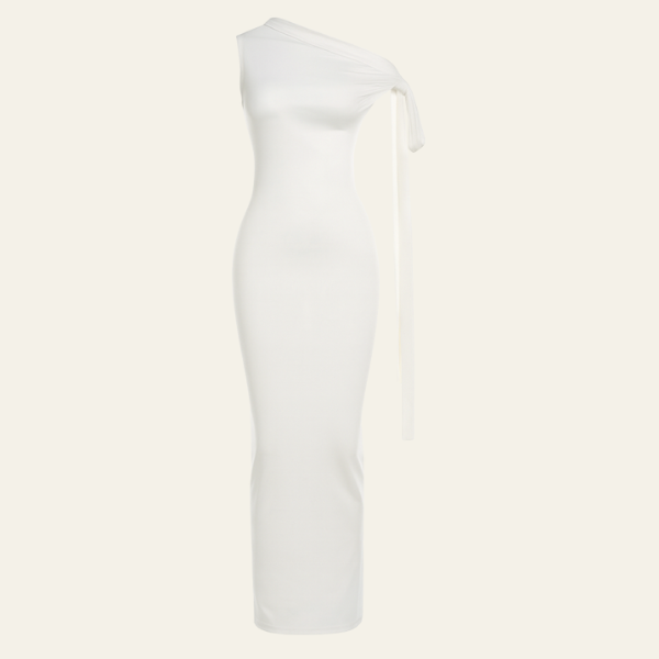 The Valencia One-Shoulder Slim Dress