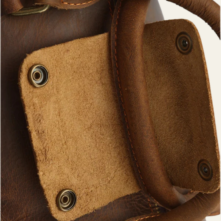 The Lucerne Leather Weekender Bag