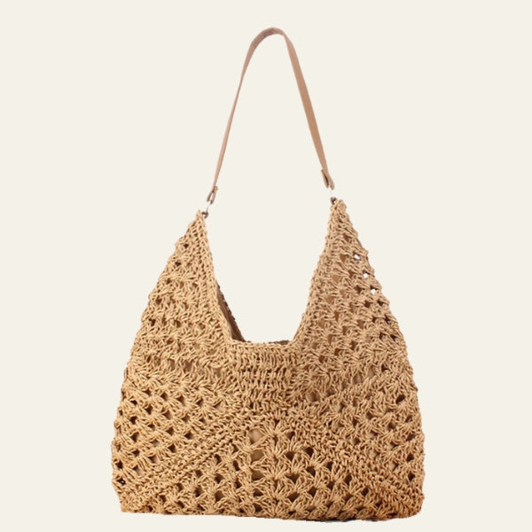 The Valencia Woven Crochet Hobo Bag