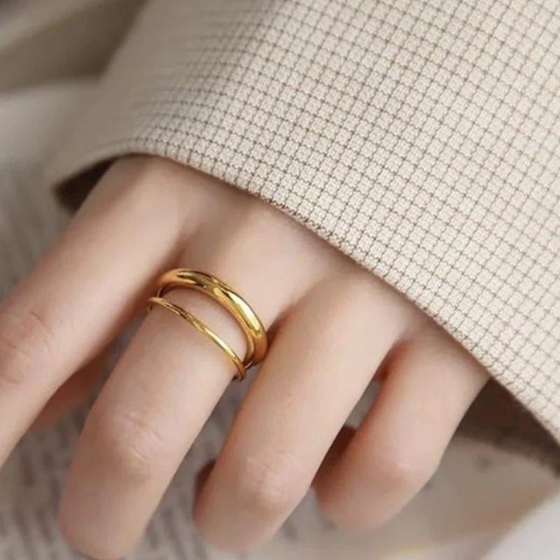 The Verona Double Band Ring