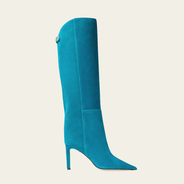 The Celine suede High Heel Boot