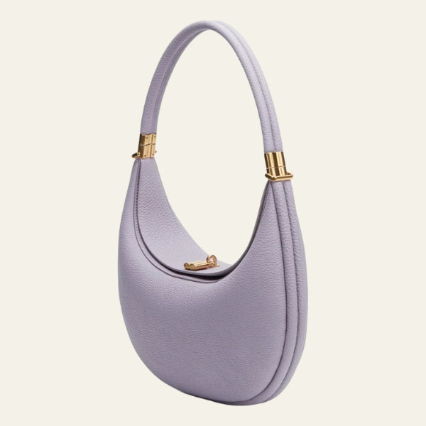 The Luna Crescent Leather Handbag