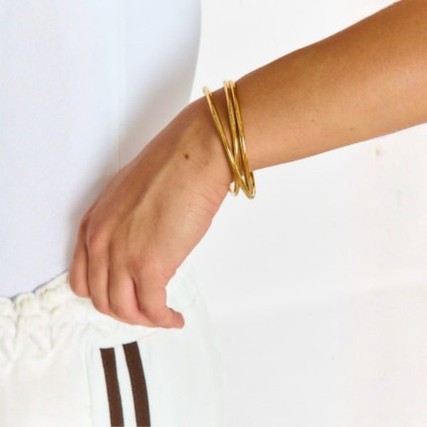 The Sorrento Twisted Gold Cuff