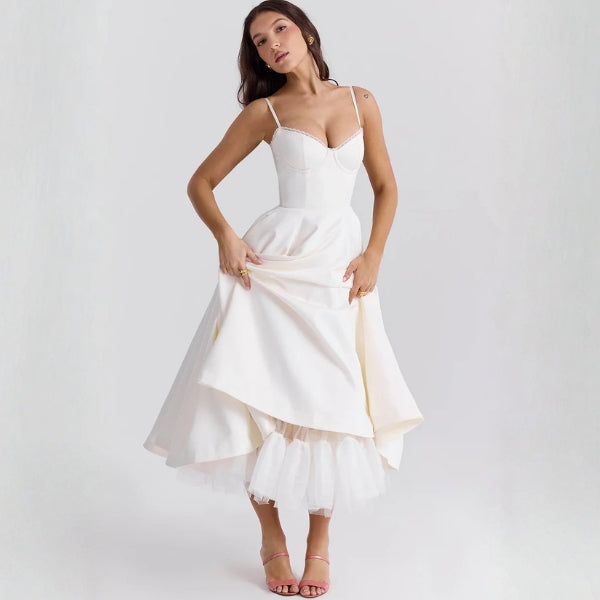 The Vienna Corset Midi Dress