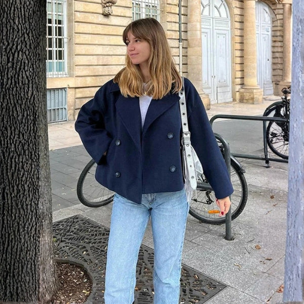 The Paris Wool Cropped Coat